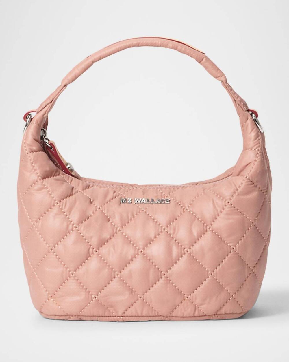 NEW MZ WALLACE mini metro hobo bag in dusty rose